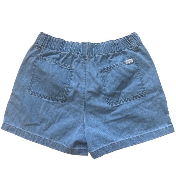 Levi’s Y2K Denim Mom Shorts A-Line High Rise Light Wash Pockets Women’s 10 - Picture 4 of 6
